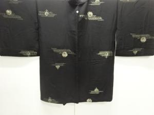 壷模様刺繍一つ紋羽織